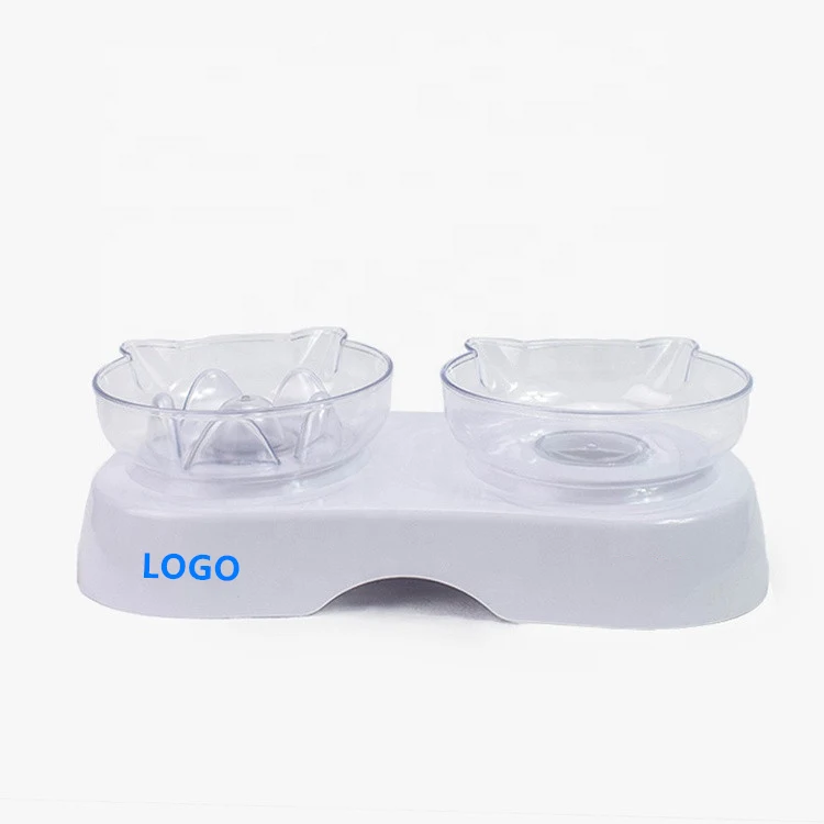Double overhead pet bowl feeder 1