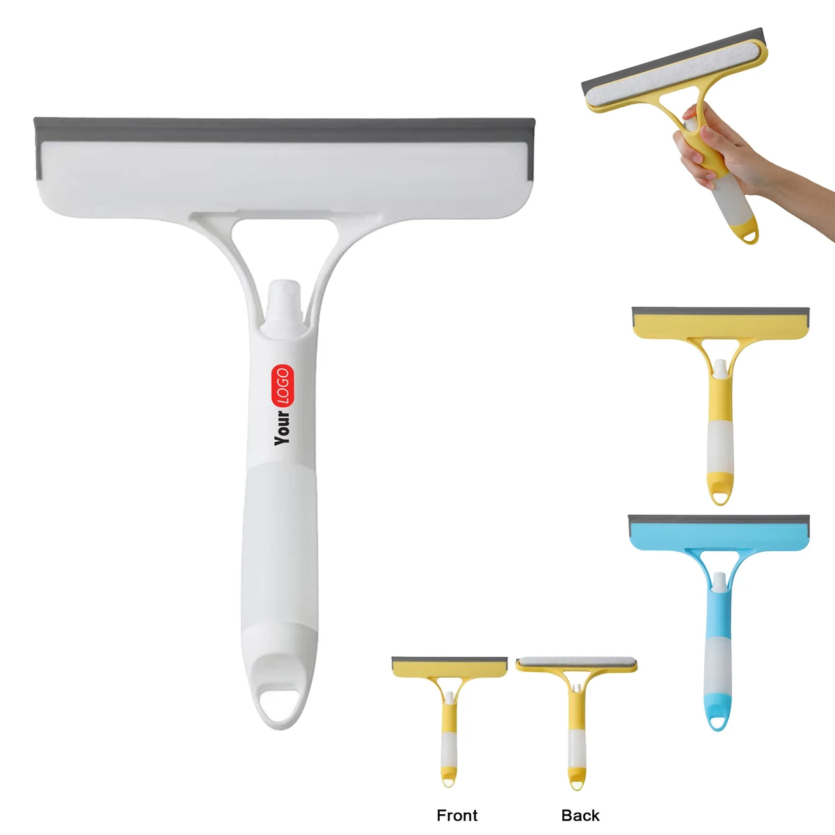 MOQ 50PCS Window Cleaning Tool Built In Water Sprayer 1