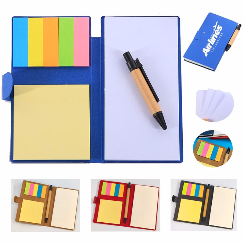 Compact Sticky Note and Pen Set
