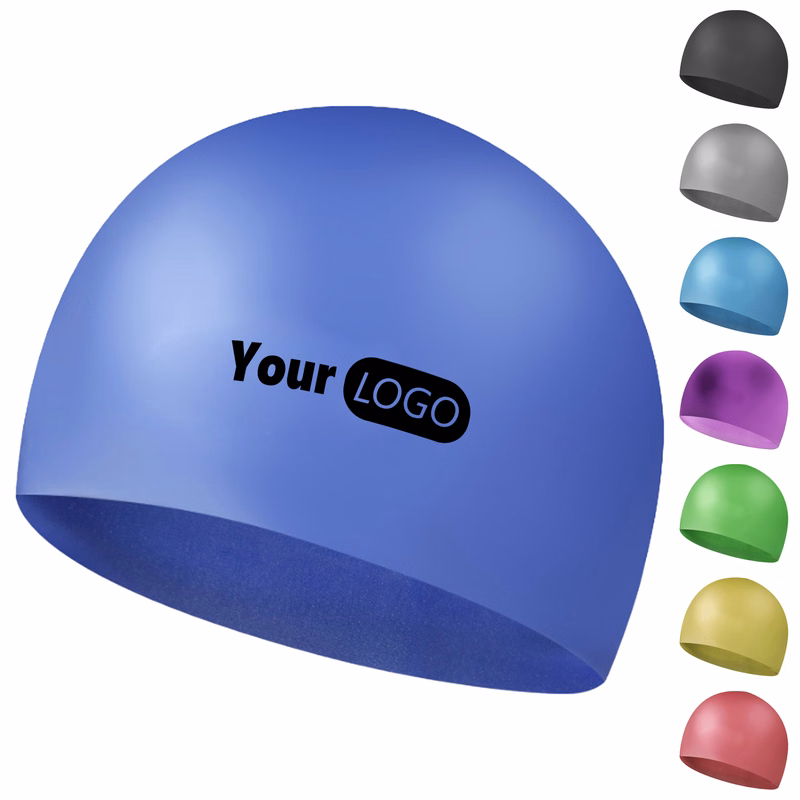 Silicone Hydrodynamic Soft Swim Cap With Stretch Fit