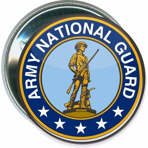 Army National Guard, Military Button