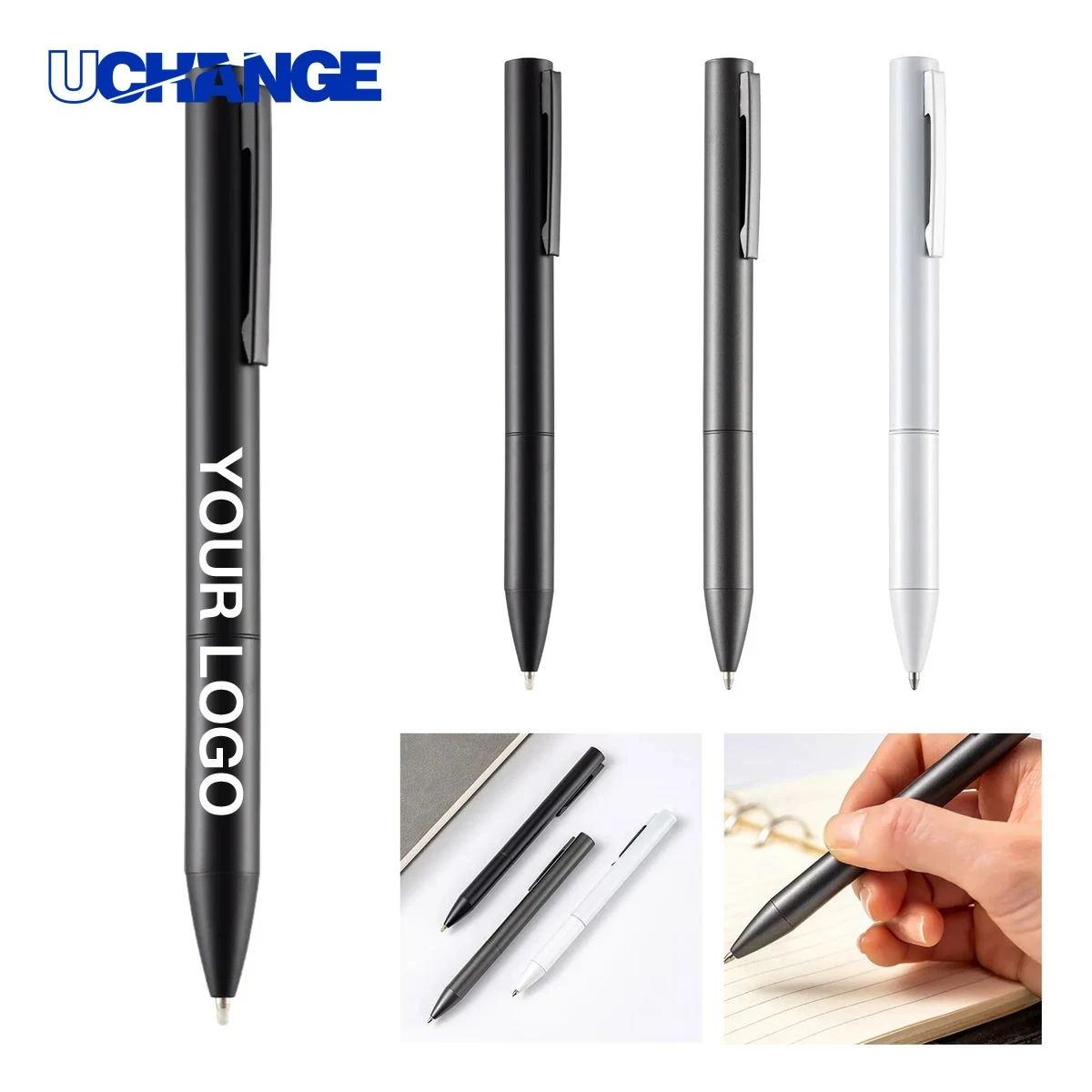 Stainless Steel Twist Pen 1