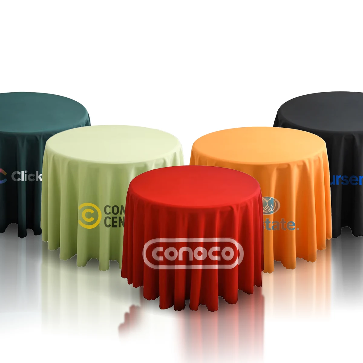 Round Polyester Tablecloth 1