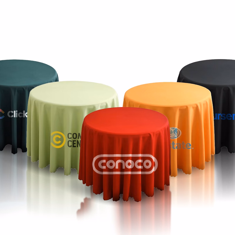 Round Polyester Tablecloth