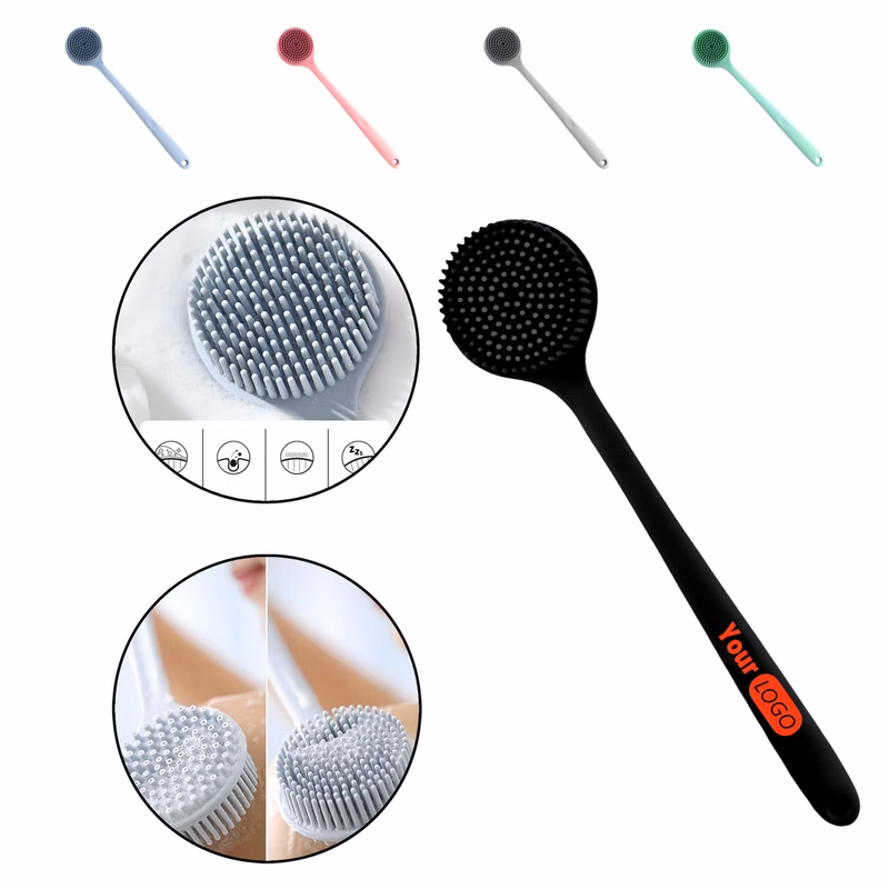 Double-sided Integrated Silicone Bath Brush