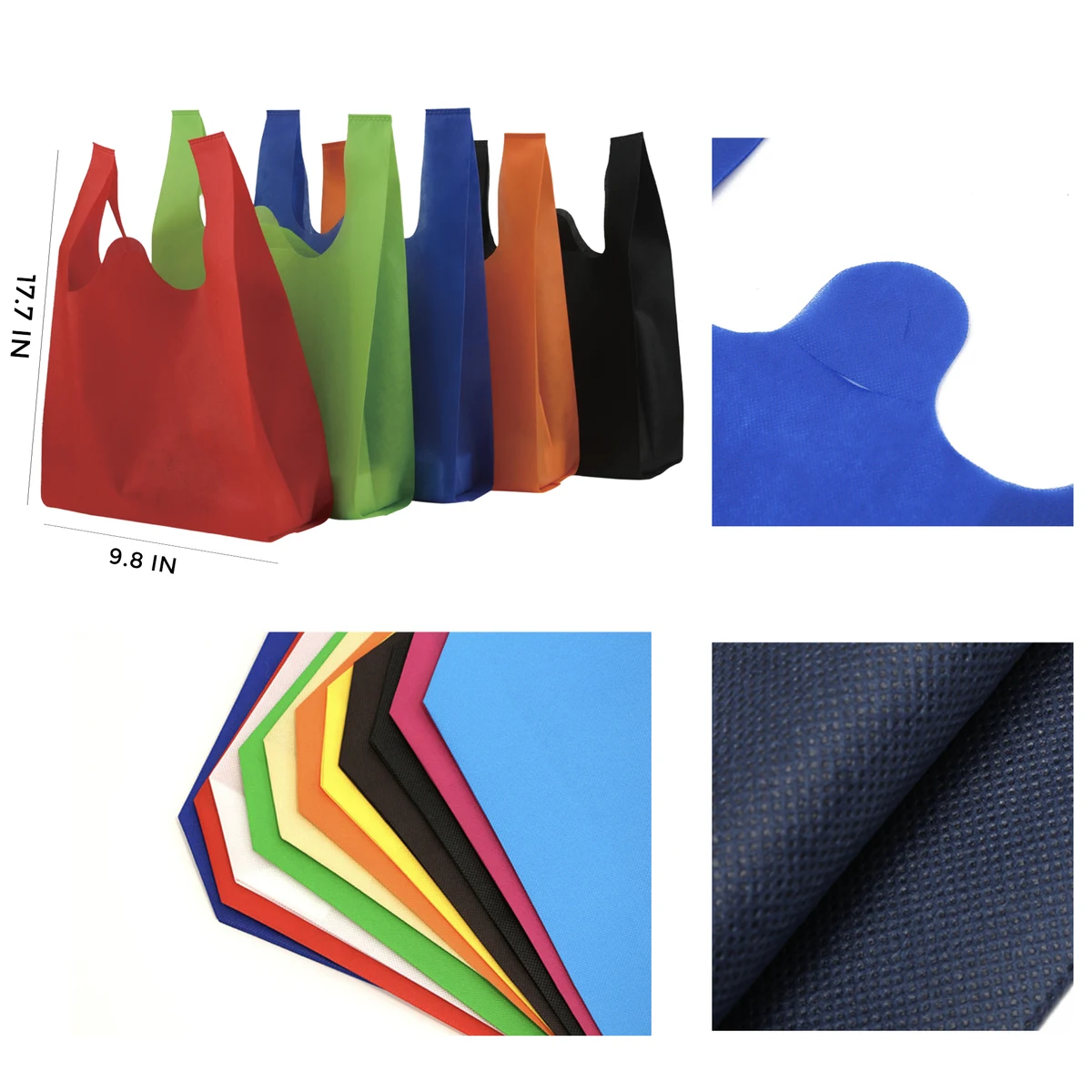 MOQ 10 PCS Eco - friendly Non - woven Vest Bag 1
