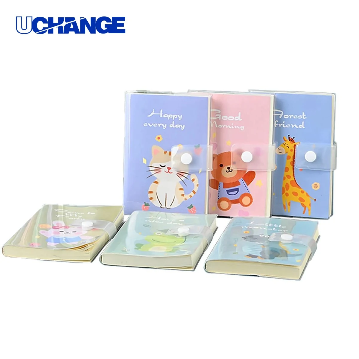 A6 Cartoon Animal Gummed Notebook Journal 1