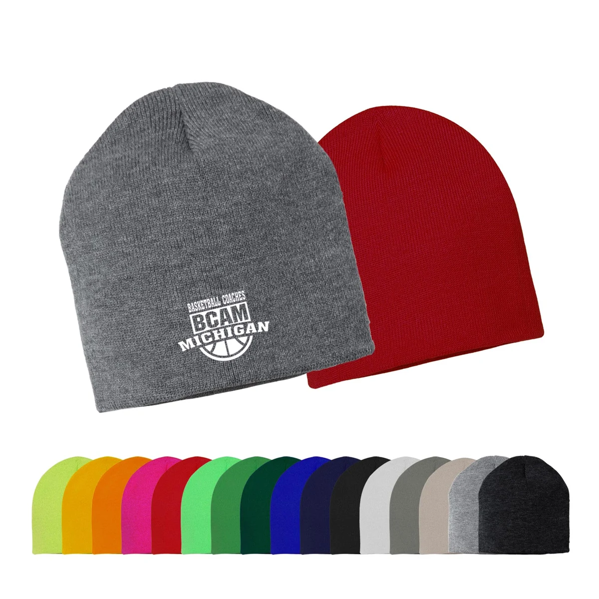 Free Shipping 8" Acrylic Knit Beanie 1