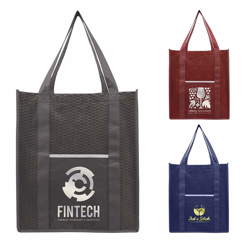 North Park Deluxe - Non-Woven Tote Bag - Metallic imprint