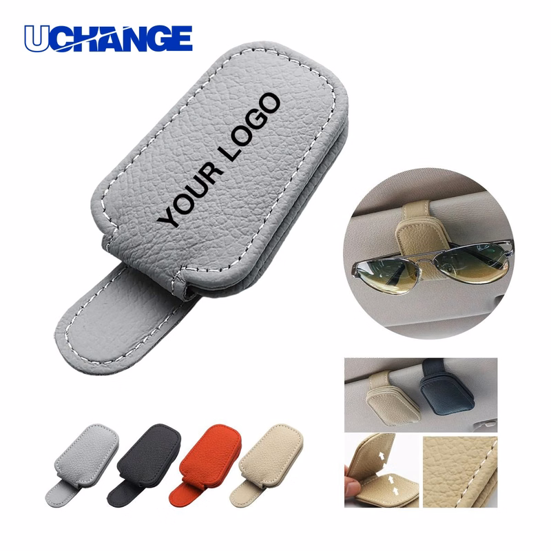 PU Magnetic Glasses Clip for Car