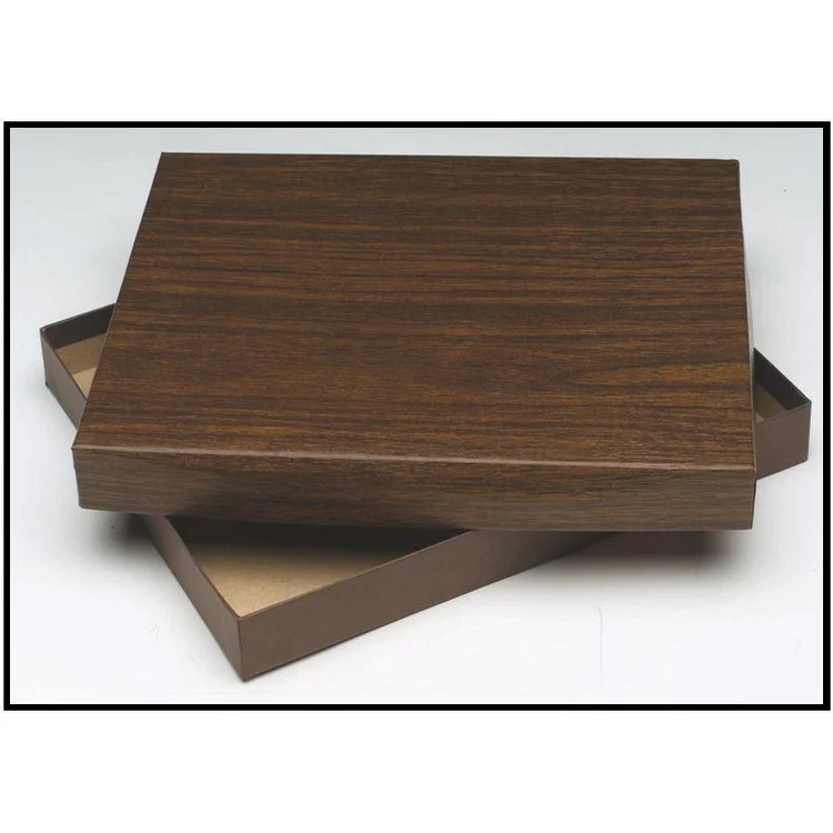 8" x 10" Walnut Foiled Gift Box 1
