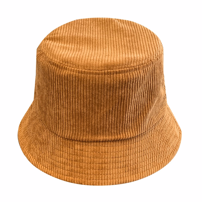 Corduroy Outdoor Women Bucket Hats