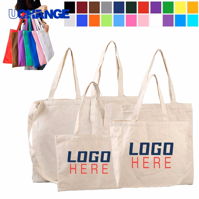 Portable Cotton Canvas Tote Bag