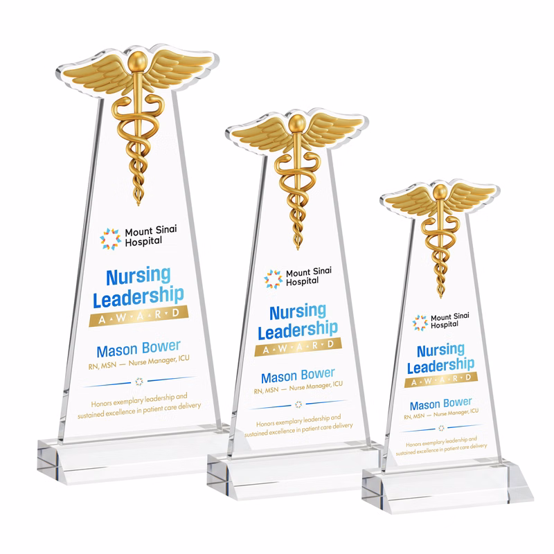 Caduceus VividPrint™ Award - Clear