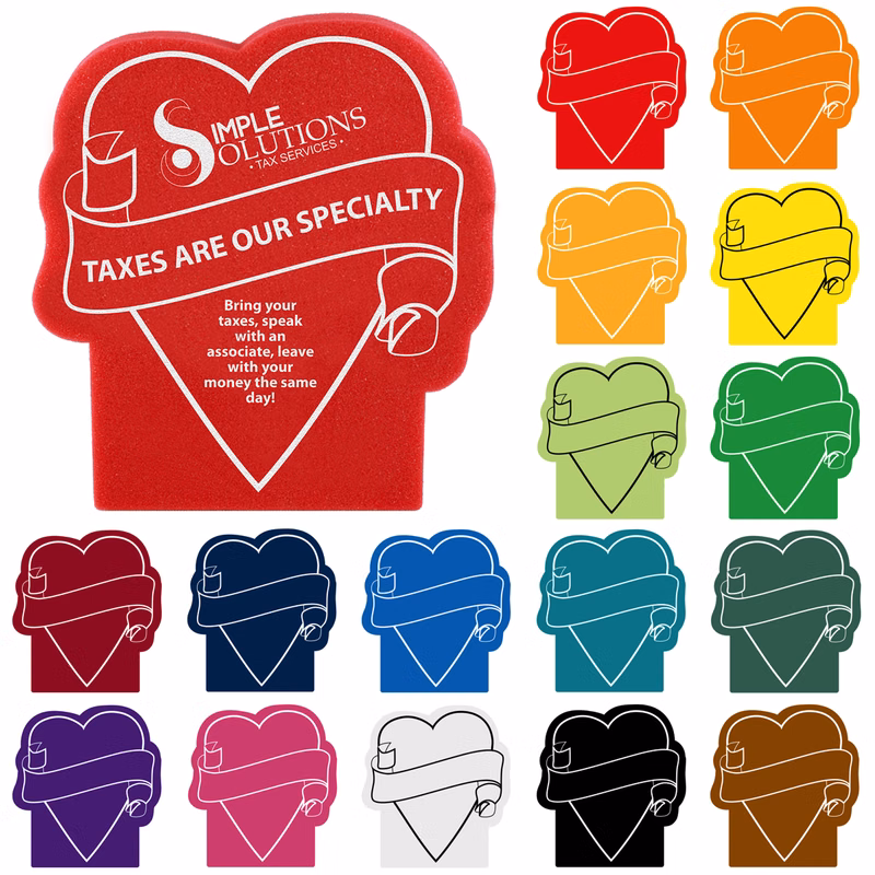 Foam Heart Mitt