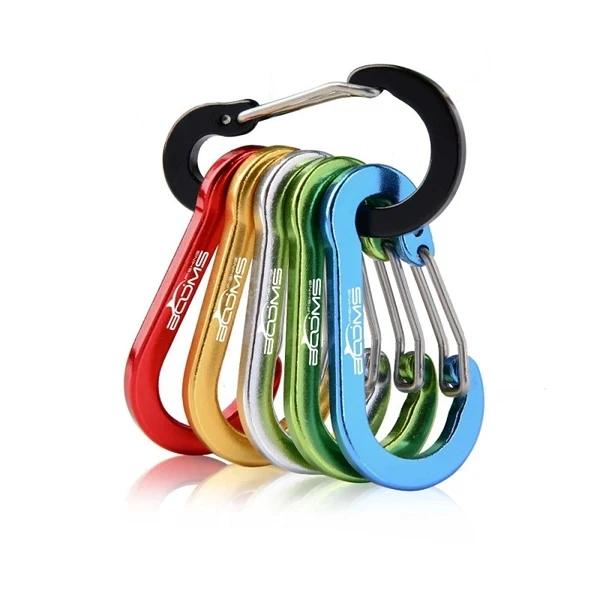 Custom 1.02" Aluminum Carabiner Spring Hook — Durable EDC Gear Clip 1
