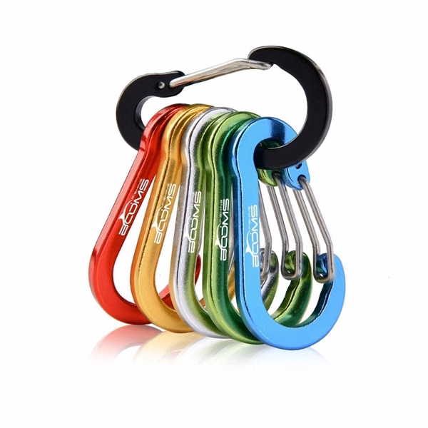Custom 1.02" Aluminum Carabiner Spring Hook — Durable EDC Gear Clip