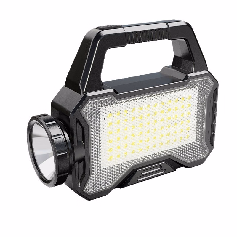 Multifunctional Charging Solar Flashlight With Bank Power