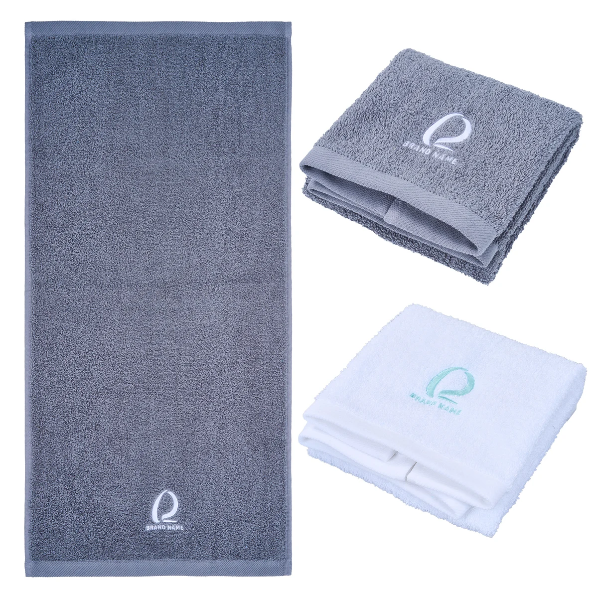 Premium Cotton Face & Hand Towel - 30" X 14" 1