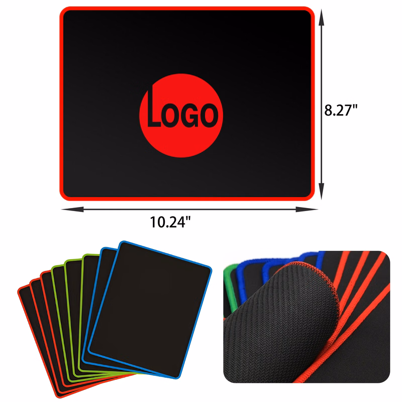 MOQ 50 PCS Durable Non Slip Rubber Mouse Pad