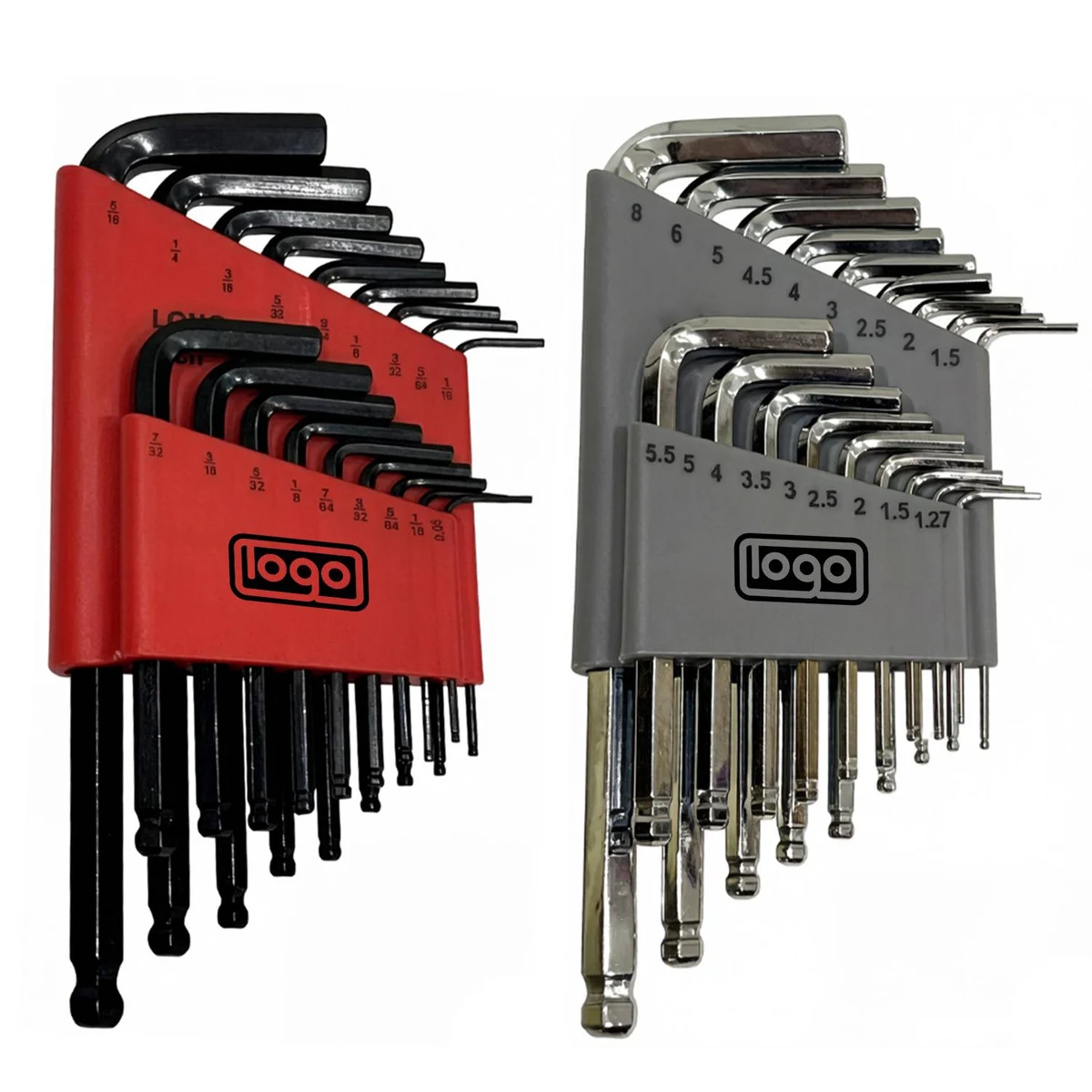 36-Piece Metric & SAE Ball End Hex Key Wrench Set 1