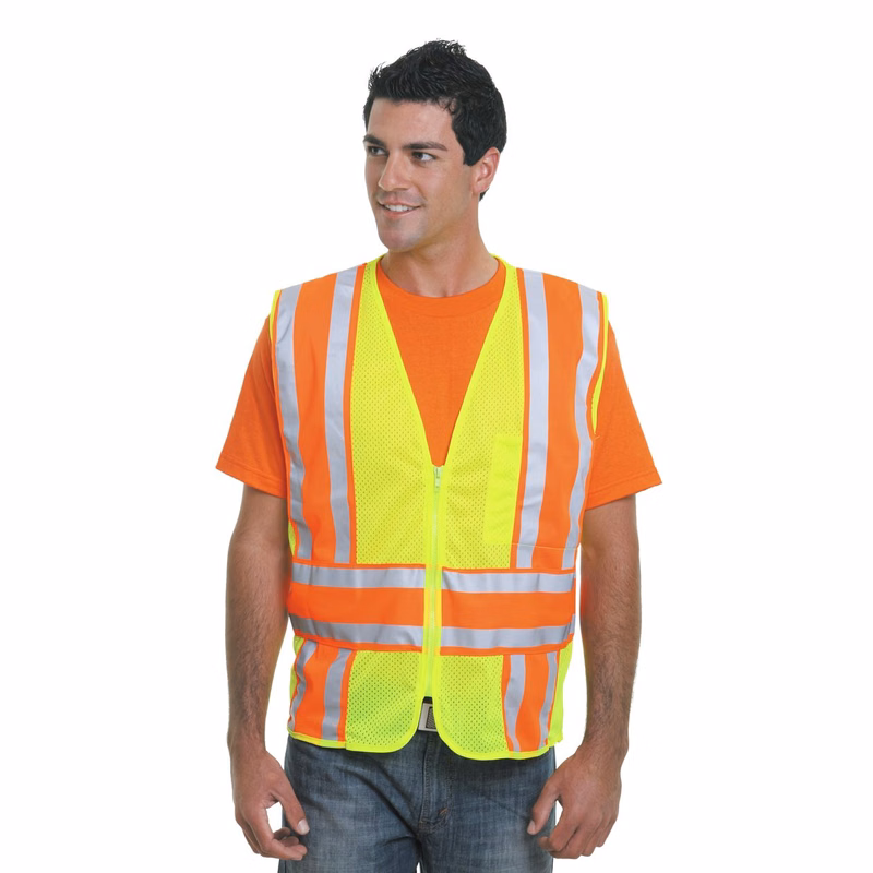 Unisex USA-Made ANSI Safety Mesh Vest - 3787
