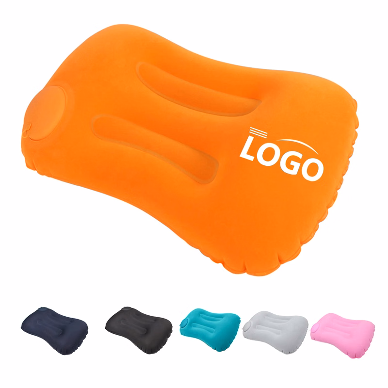 Camping Travel Flocked Fabric Air Pillow