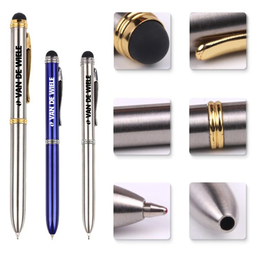 2 In 1 Stainless Steel Stylus Pen 1