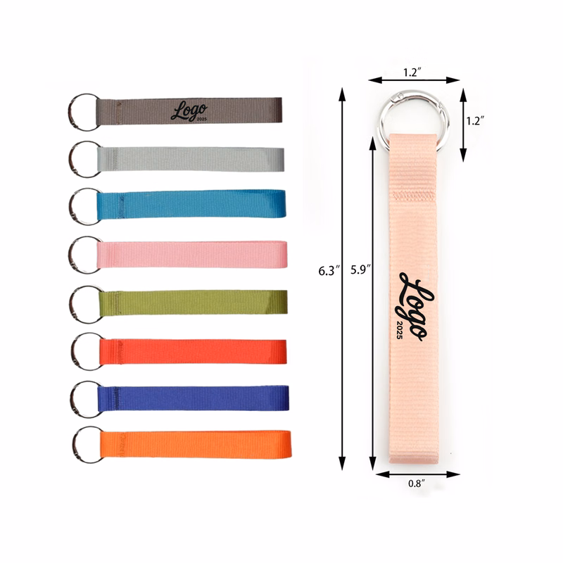 Custom Multi-Color Polyester Keychain Lanyard