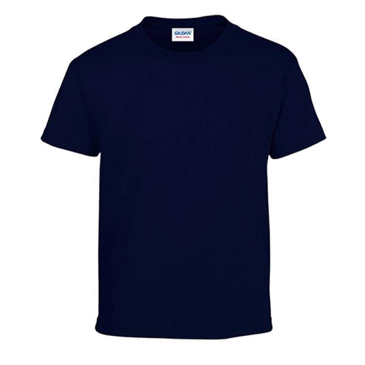Kids' Irregular Gildan Shirts Navy Small