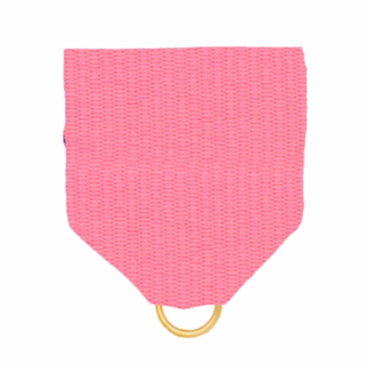 Solid Pink Pin Drape Ribbon with Jump Ring