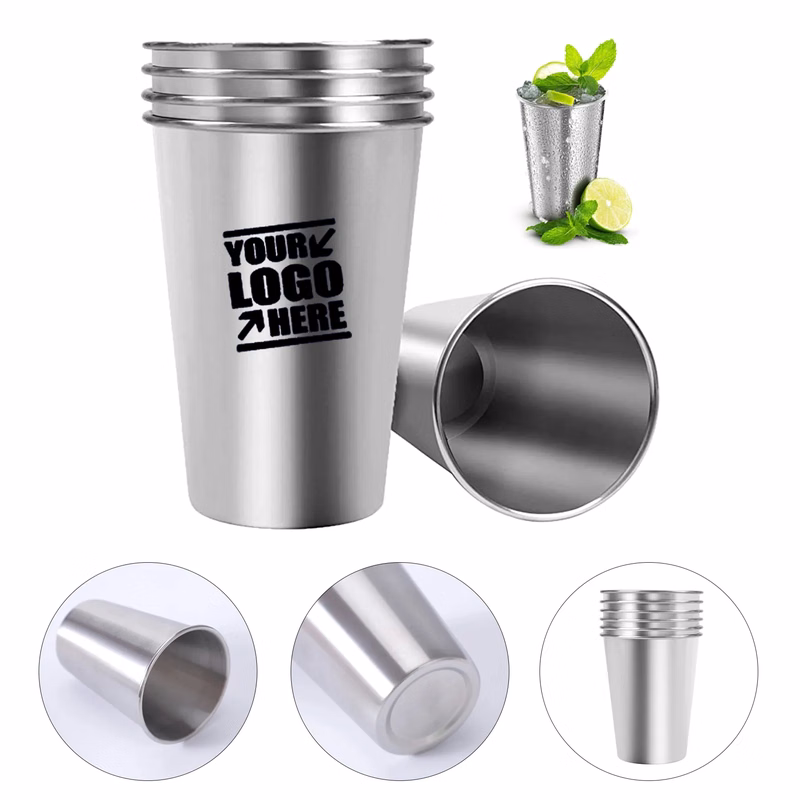 MOQ50 Stainless Steel Pint Cup