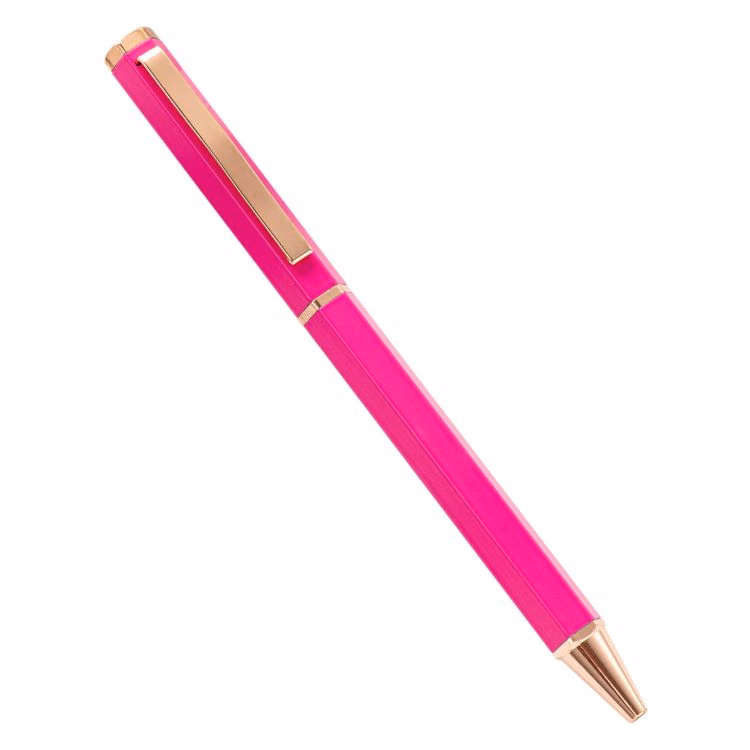 Modern Hexagonal Metal Ballpoint Pen