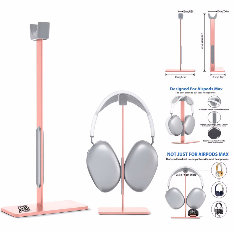 Headphone Stand Airpods Max with Auto-Sleep Mode Aluminum Sleep Holder with Anti-Slip Base