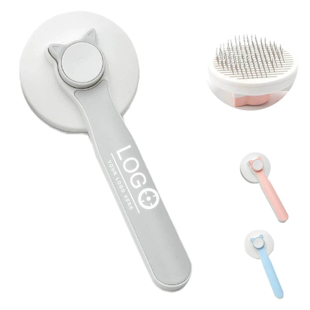 Self Cleaning Cat Grooming Brush 1