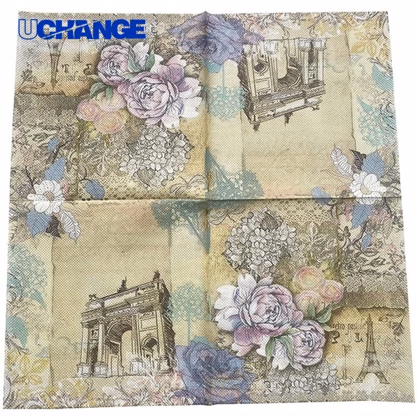 Full Color Beverage Napkin Set for Celebrations