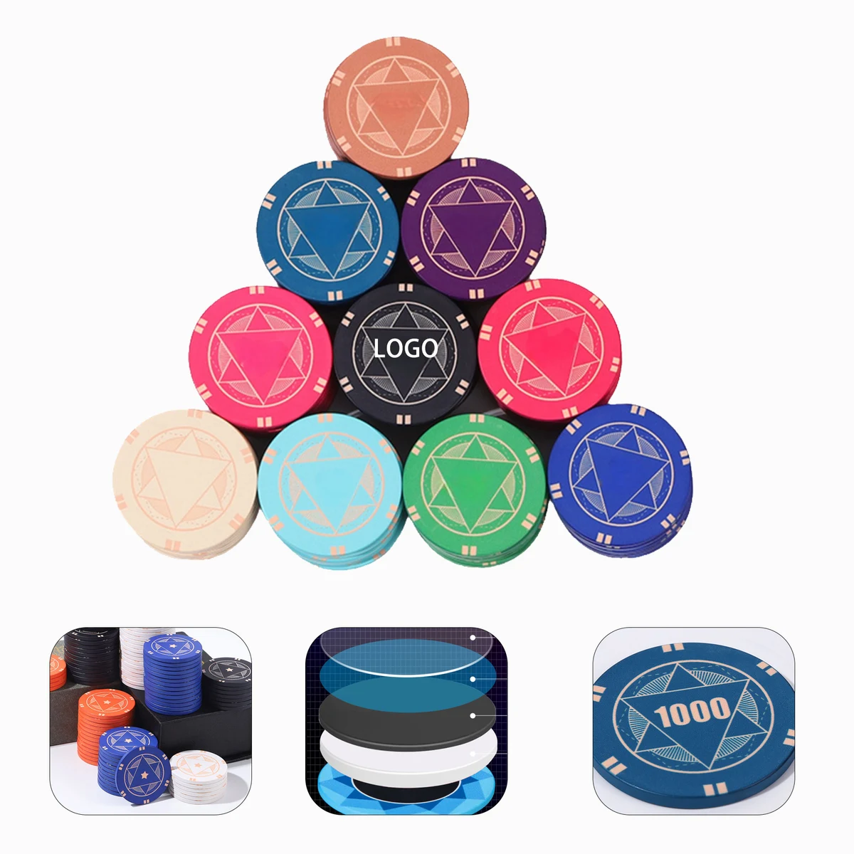 Customized Ceramic Poker Chips 1