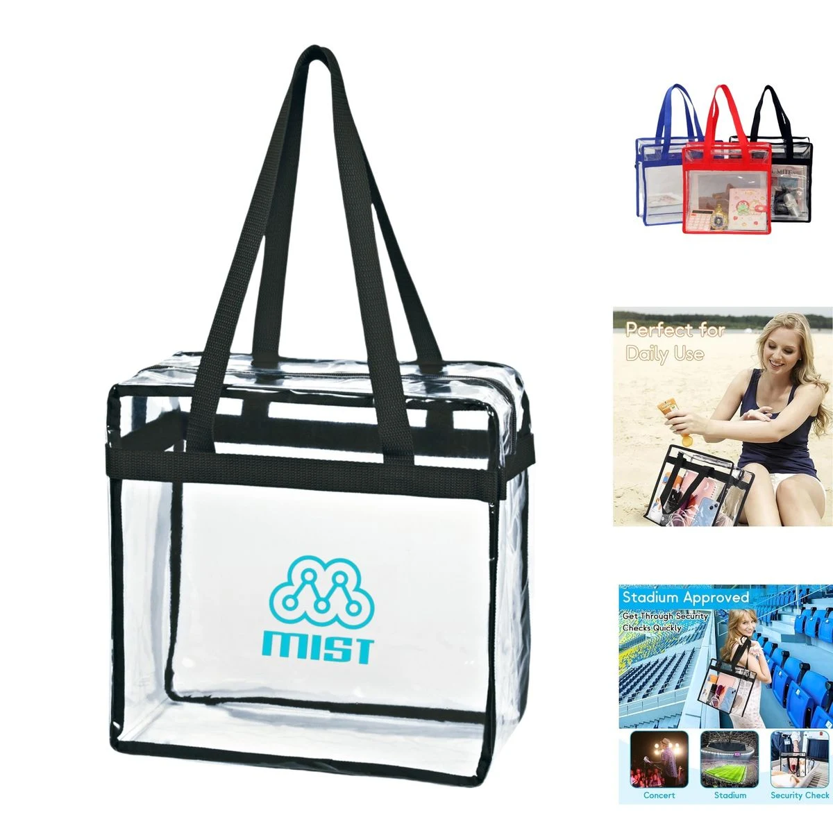 Stadium Approved Clear EVA Tote Bag 1