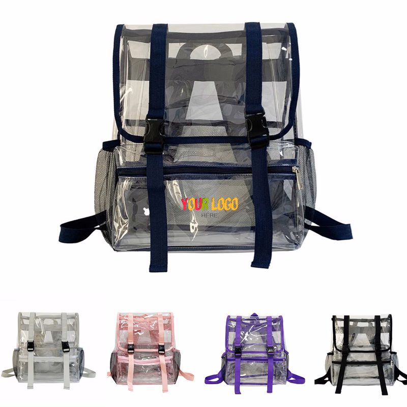 Stadium Approved Clear PVC Backpack
