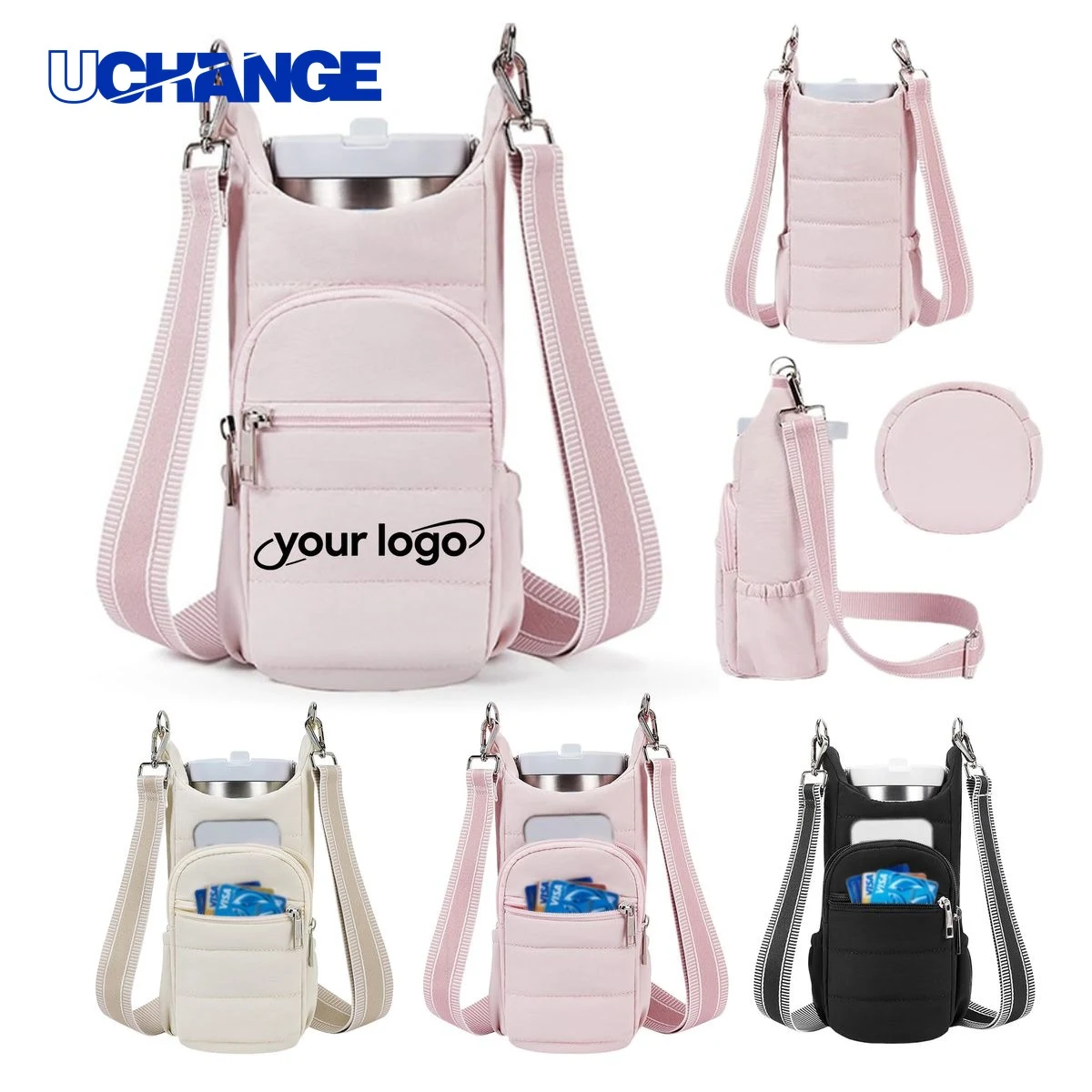 Foldable Crossbody Water Bottle Bag 1
