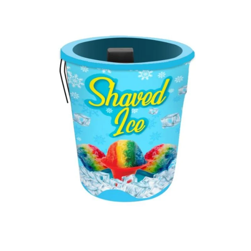 Shaved Ice Pre Printed advertising bin Fab-Can™ - Blue 1