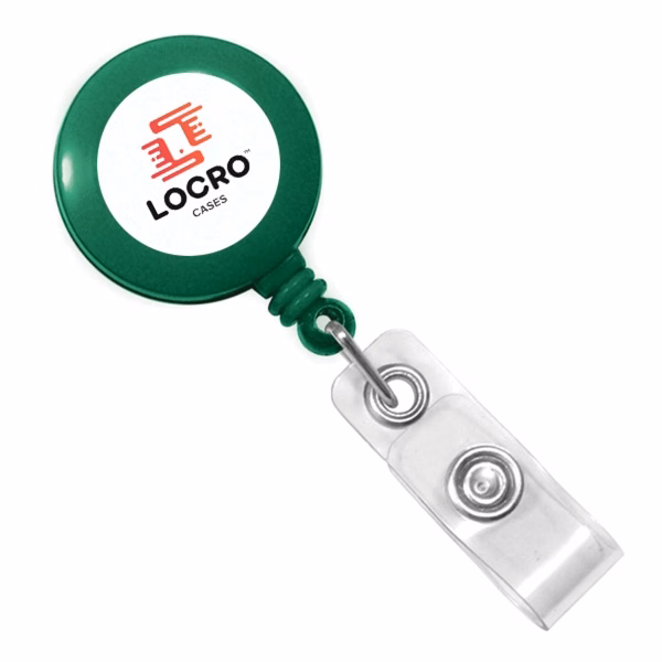 Custom Round Plastic Badge Reel