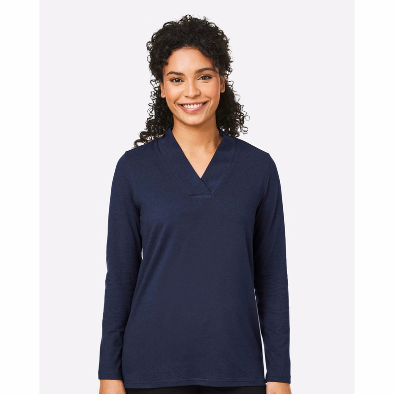 Women's Raleigh Shawl Collar Knit Top - DP121W