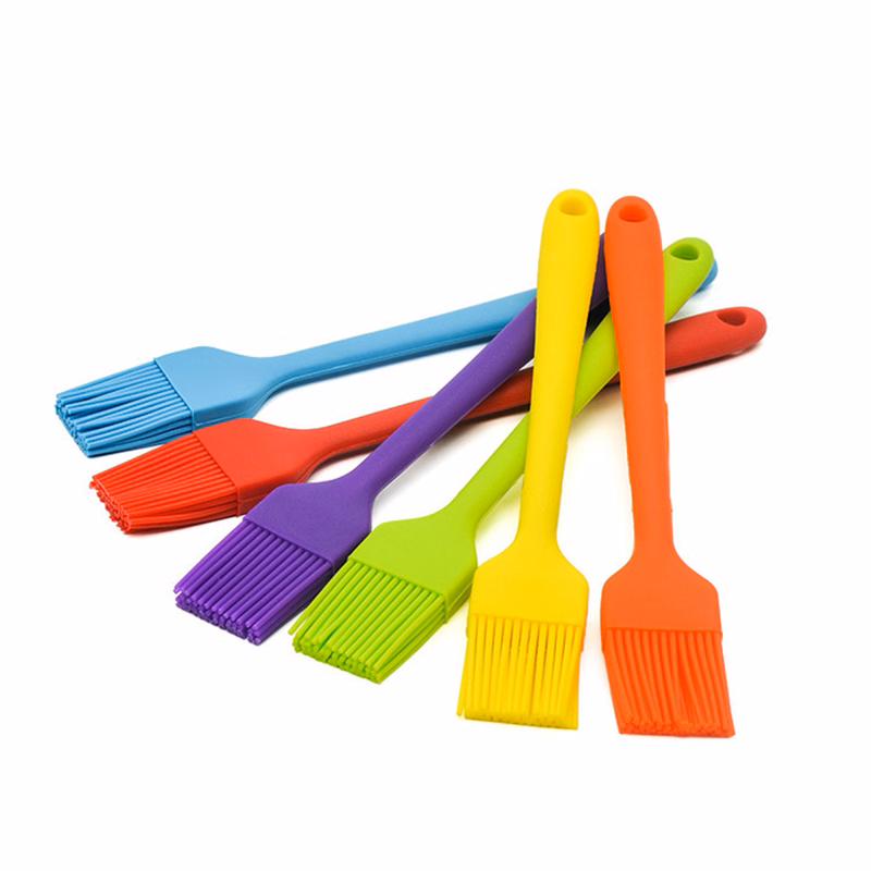MOQ50 Custom Silicone Basting Brush For BBQ Promotions