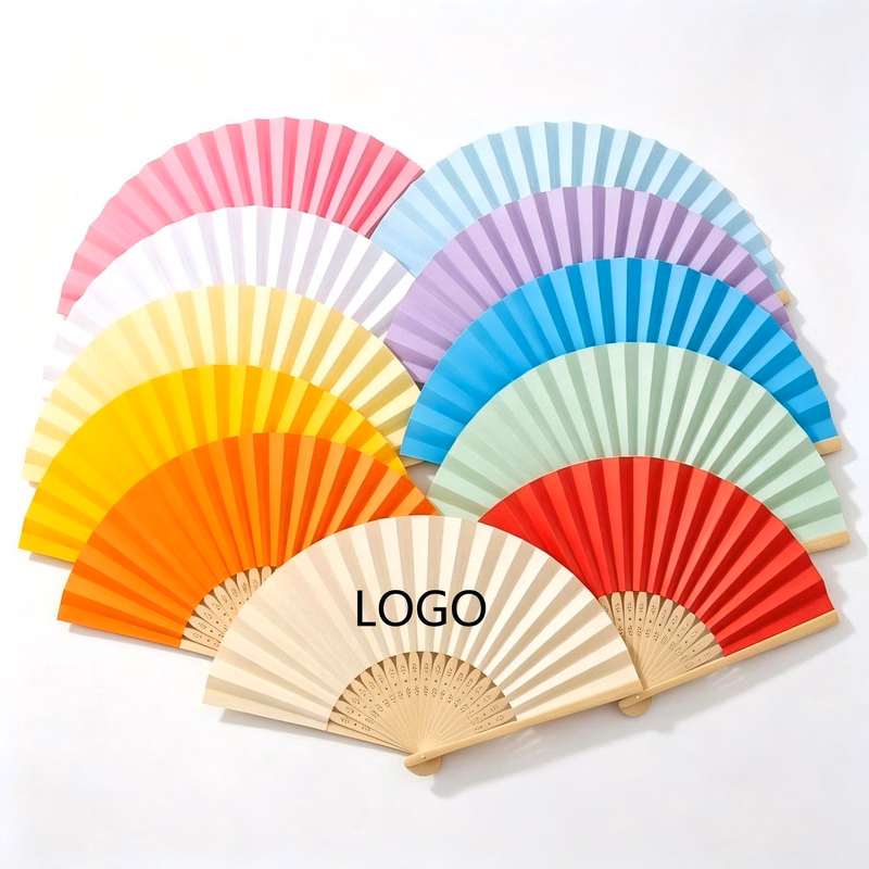 Bamboo Folding Paper Hand Fan