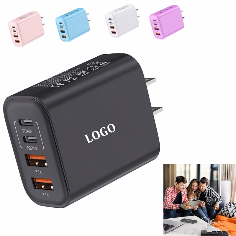 40W 4 Ports Fast Charging Block