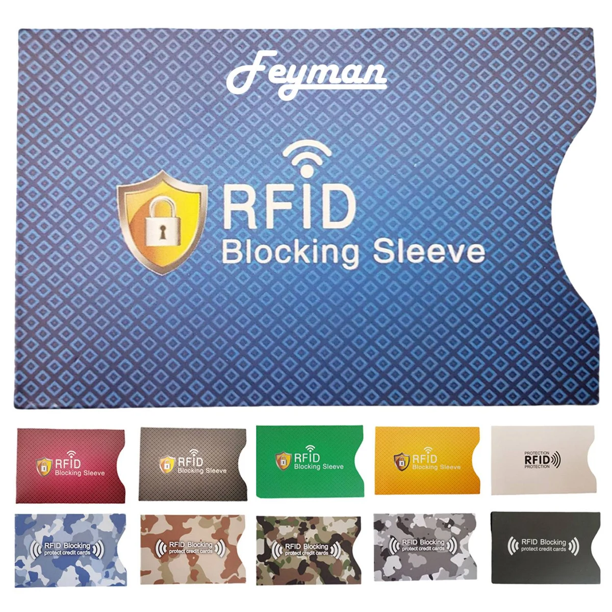RFID Copper Foil Shielding Card Sleeve 1