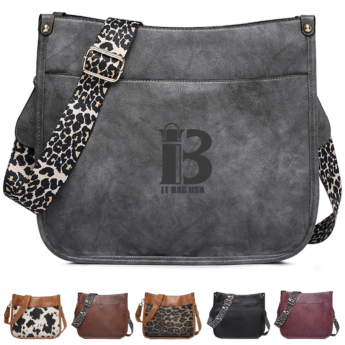 Vegan Leather Crossbody Bags 1