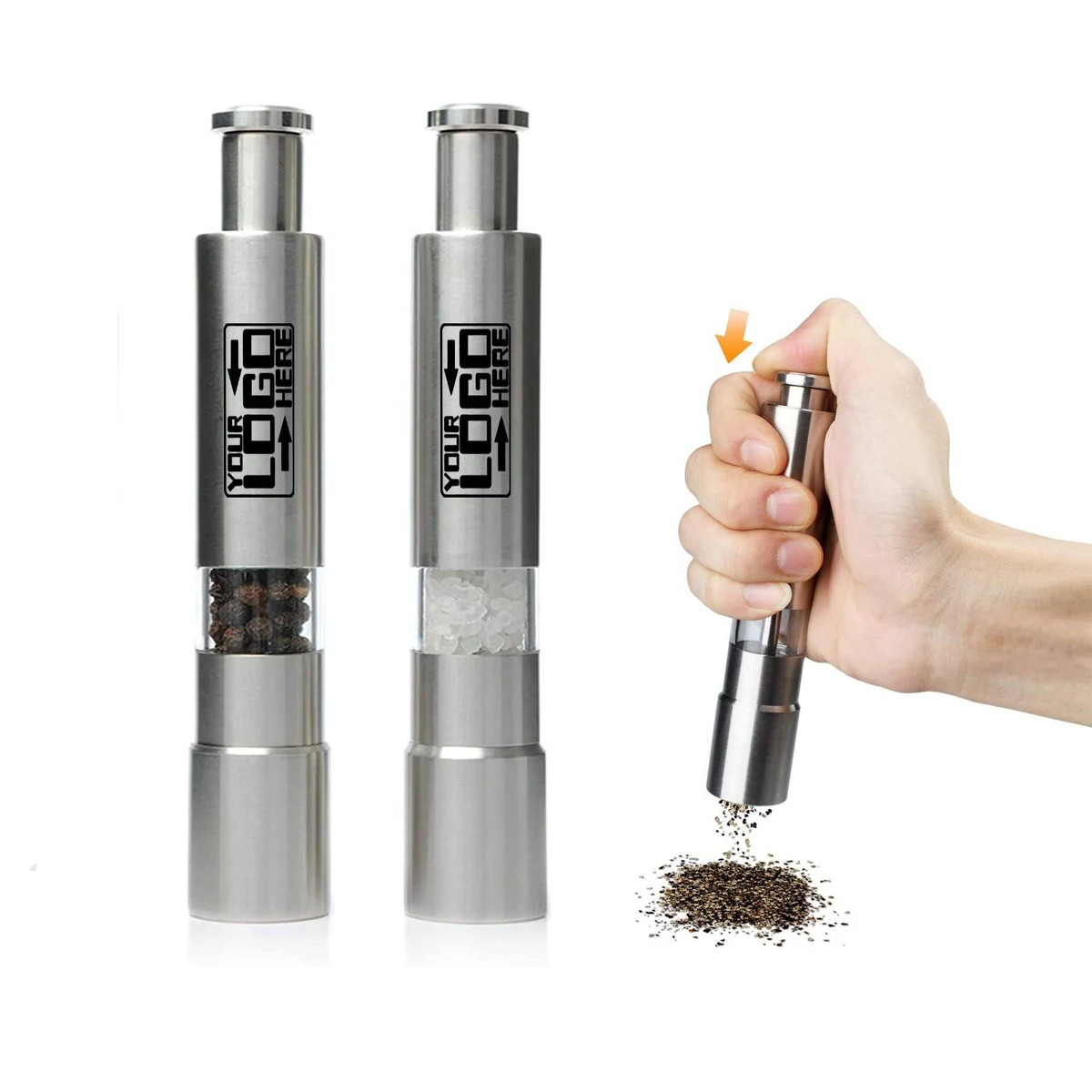 One Hand Press Pepper Grinder 1
