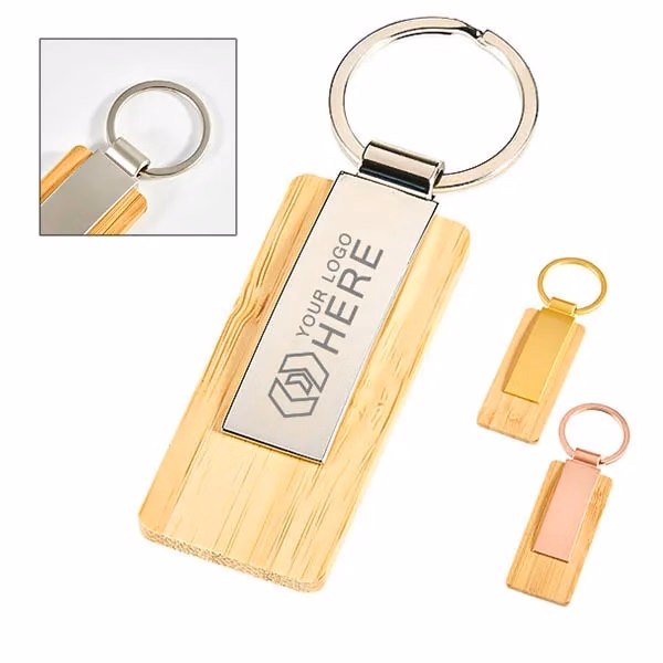 Engraved Bamboo Key Tag